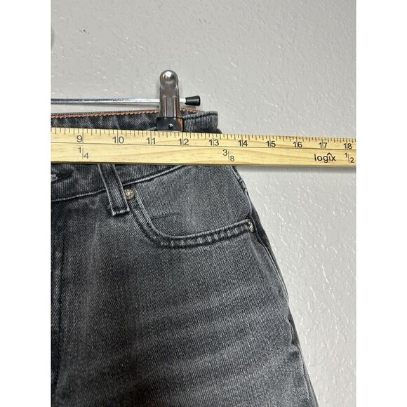 We The Free Free People The Pacifica High Rise Slim Straight Leg Size 26 Black - Picture 4 of 11